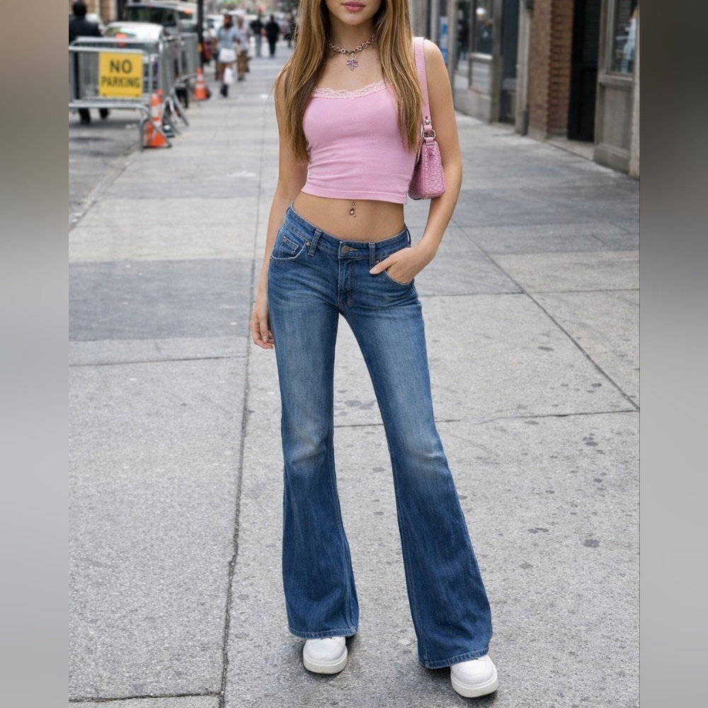 JOE'S The Wasteland Flare High Rise Jeans Y2K Sz 26